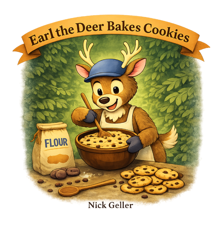 Earl the Deer Bakes Cookies book cover